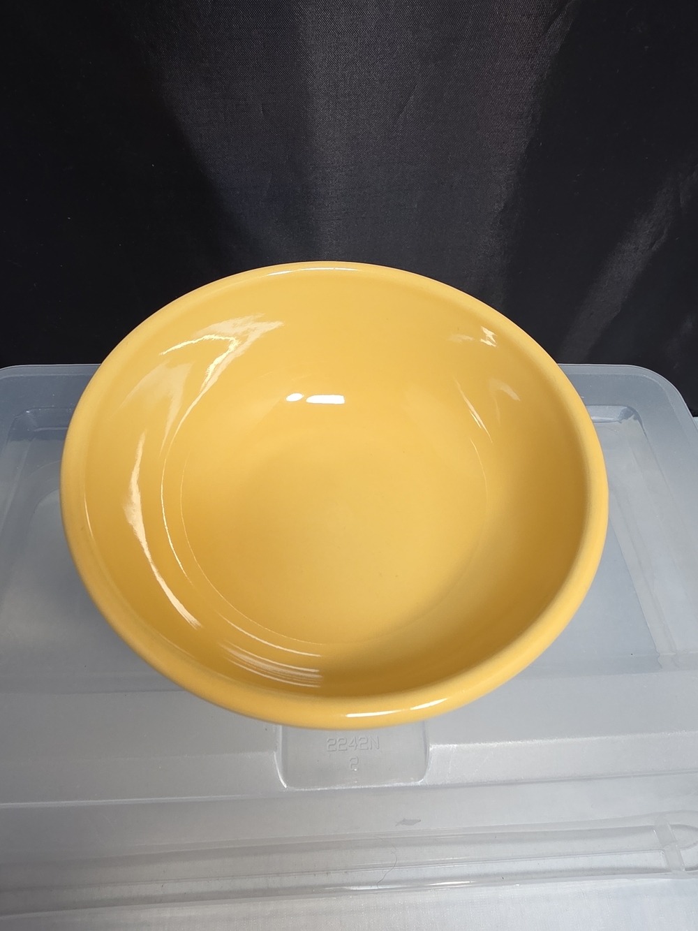 Longaberger Pottery Woven Traditions Butternut All Purpose Bowl 5.75"